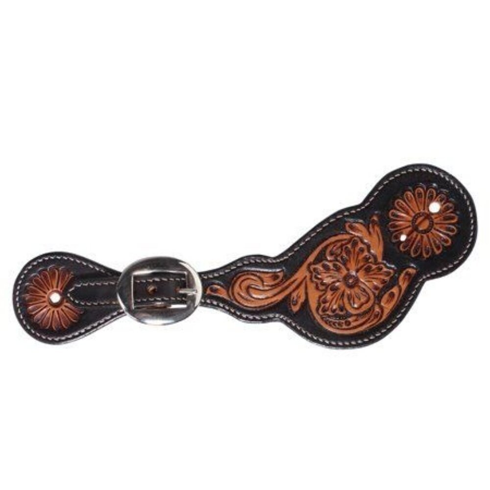 Professional's Choice Wild Rose Spur Straps - 9023